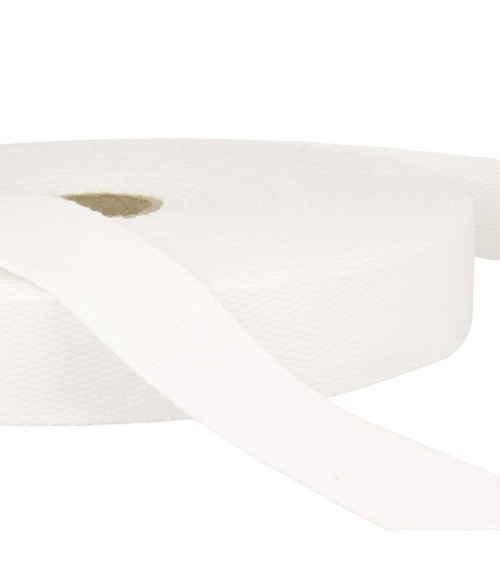 Film 20m White cotton webbing
