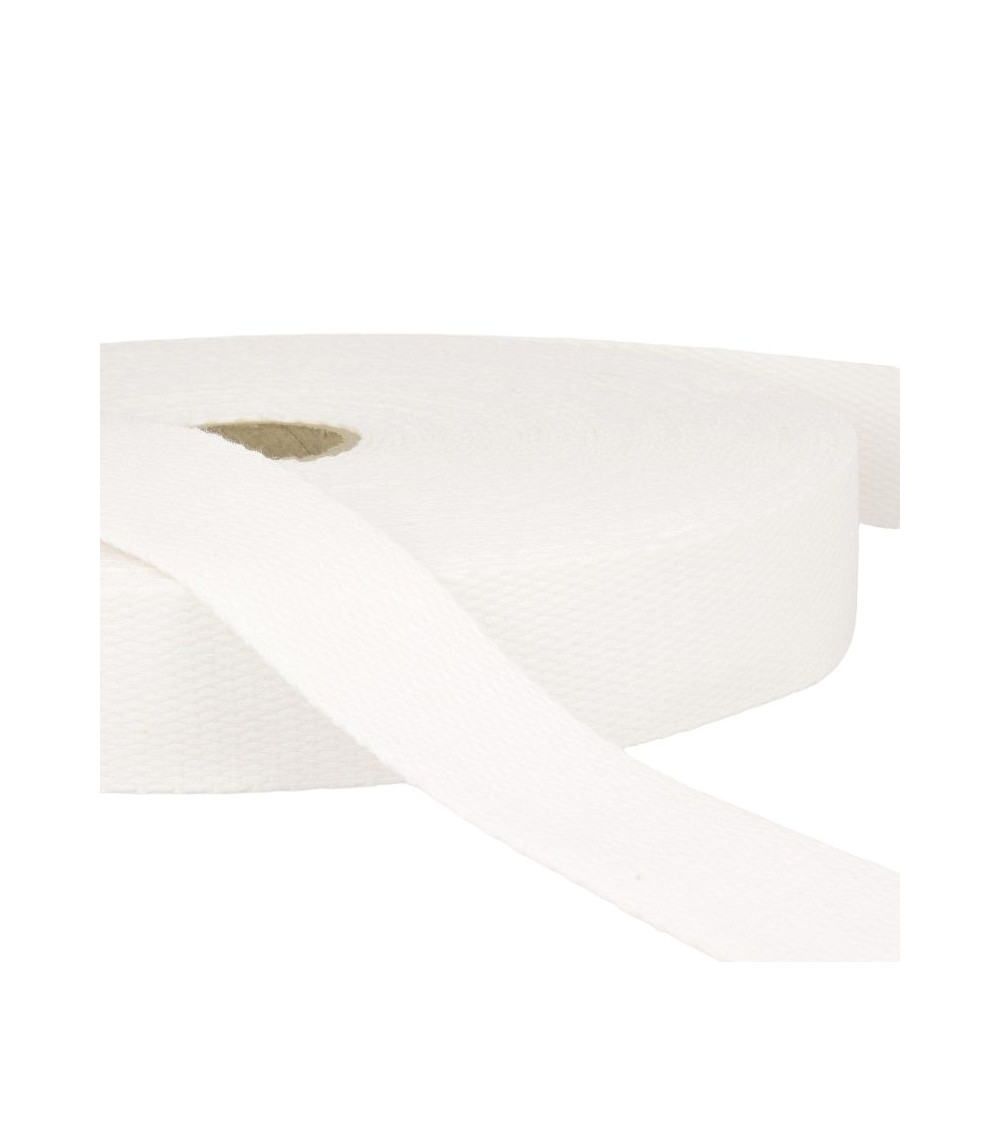 Film 20m White cotton webbing