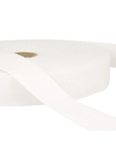 Film 20m White cotton webbing