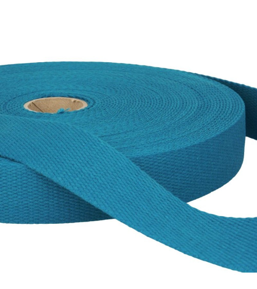 20m film Duck blue cotton webbing