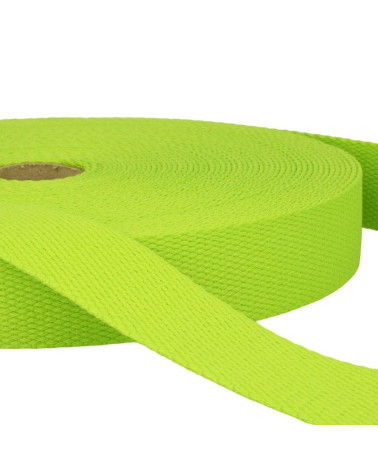 Pellicola 20 m Fettuccia di cotone Verde