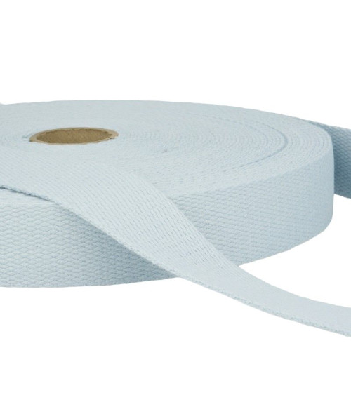 20m film Cotton webbing Sky blue