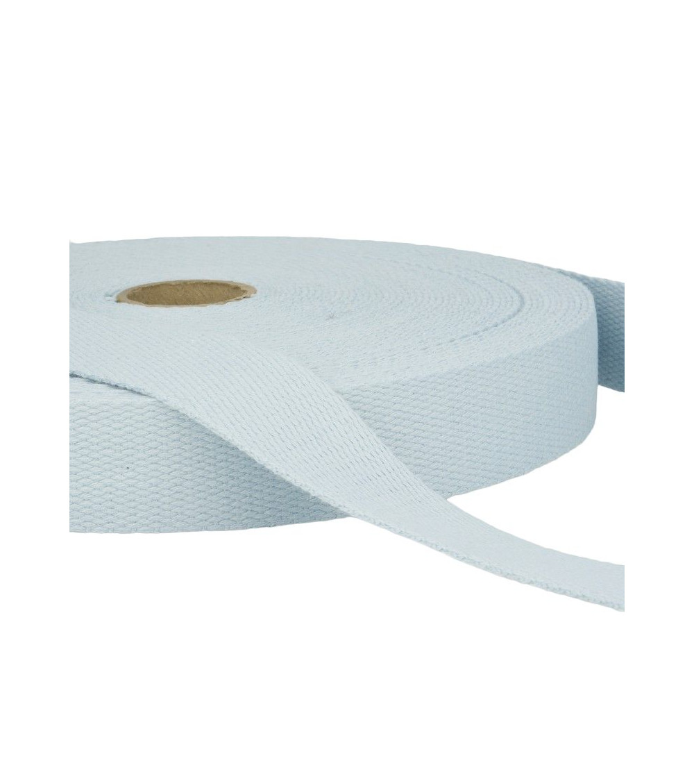 20m film Cotton webbing Sky blue