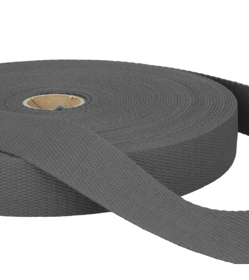 Film 20m Cotton webbing Gray Black