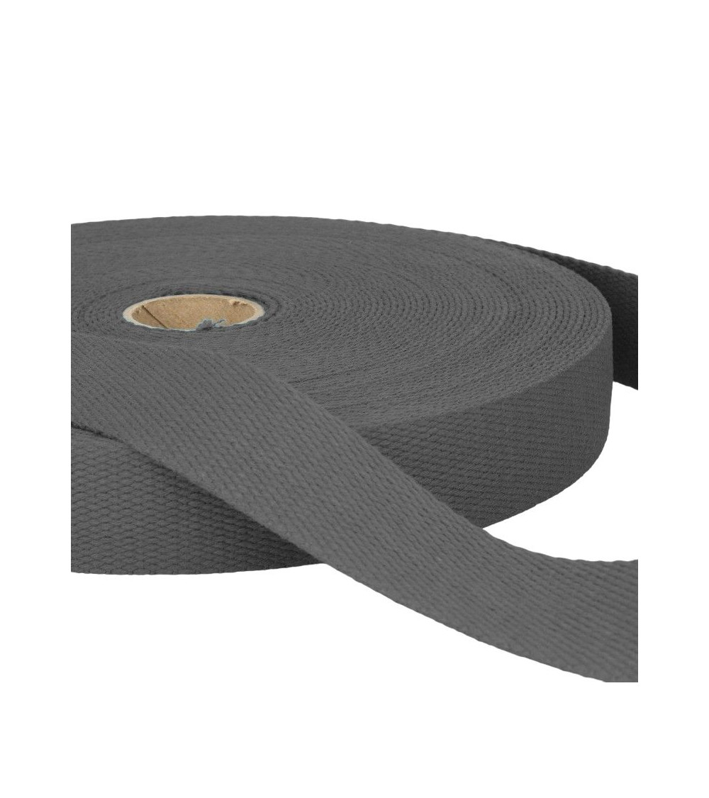 Film 20m Cotton webbing Gray Black