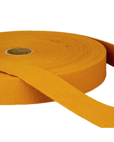 Film 20m Sangle coton Moutarde