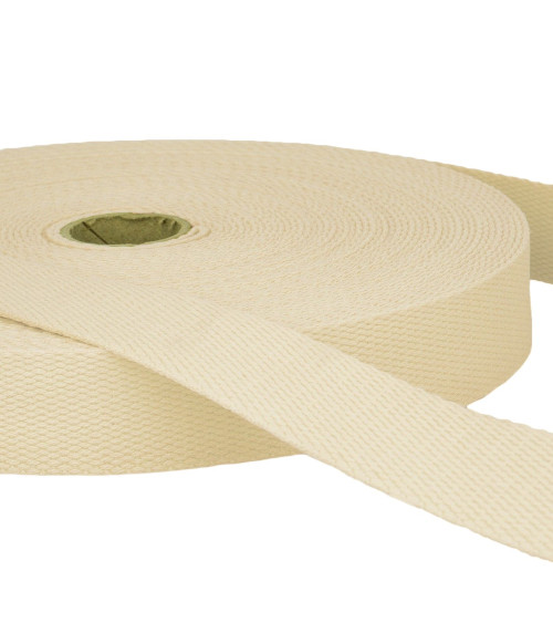 Film 20m Cotton webbing Ecru