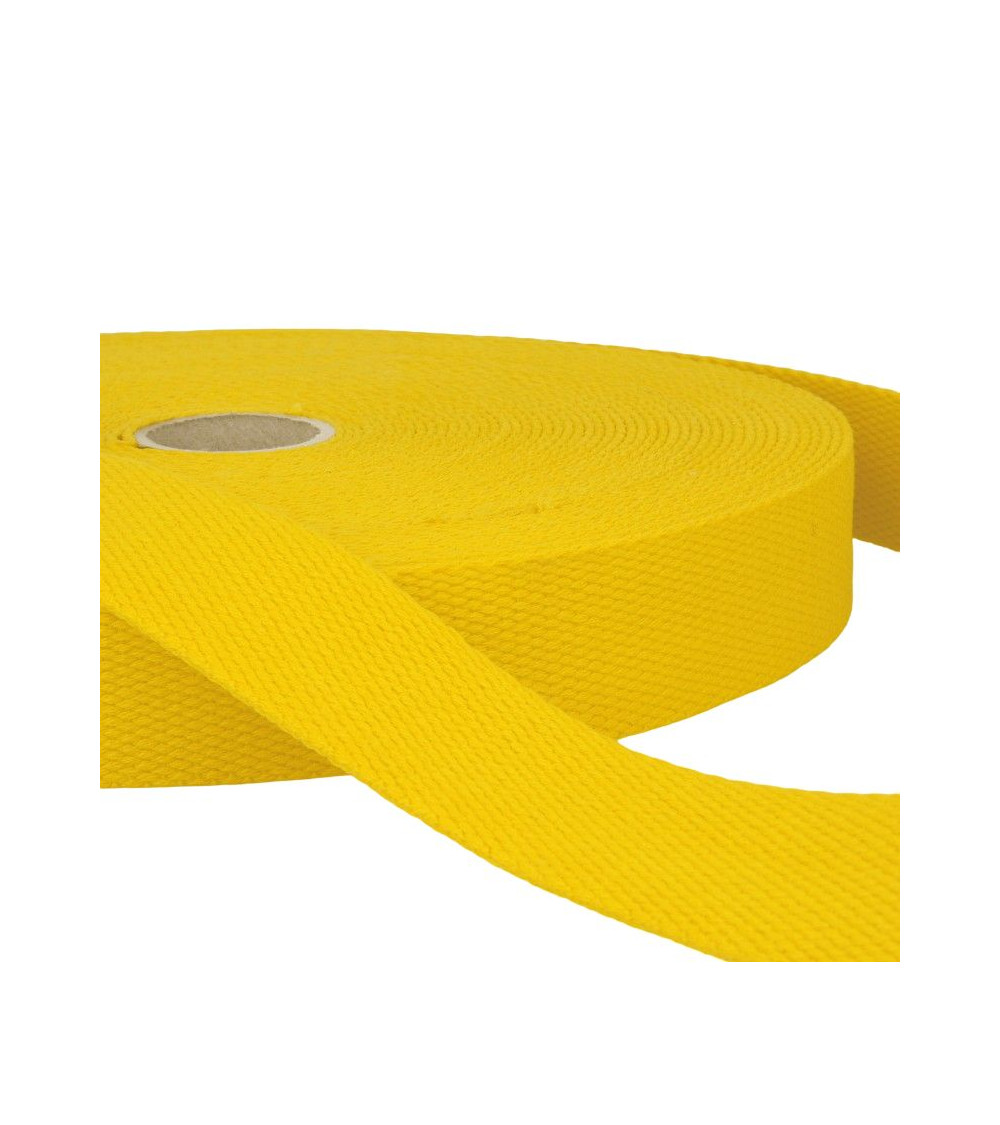 Film 20m Sangle coton Jaune Orangé