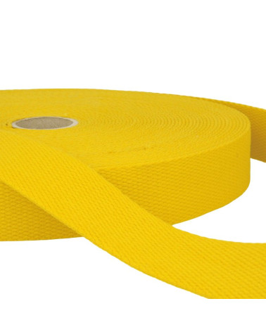 Film 20m Sangle coton Jaune Orangé
