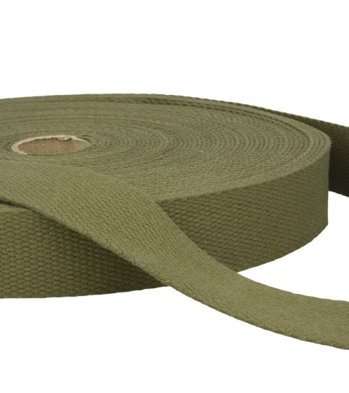 Film 20m Cotton webbing Khaki