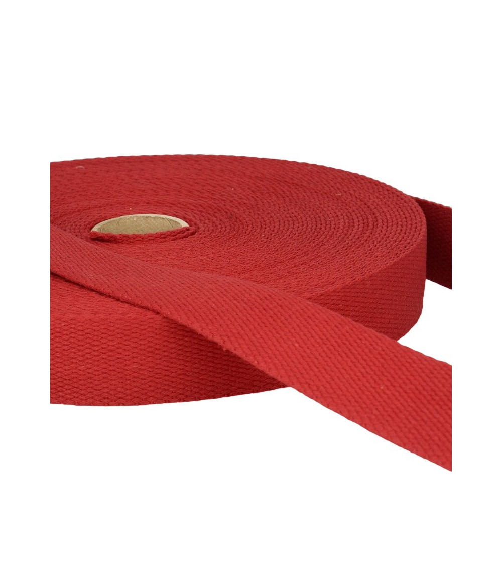 20m film Bordeaux cotton webbing