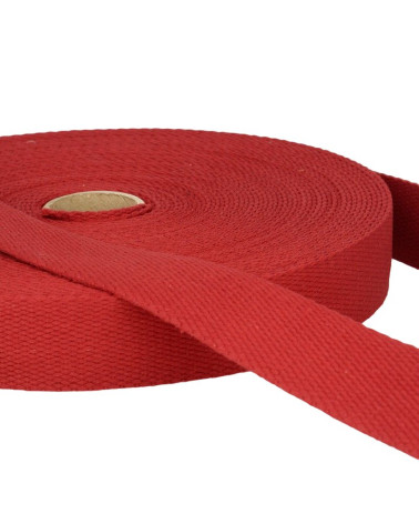 Pellicola da 20 m Fettuccia in cotone bordeaux