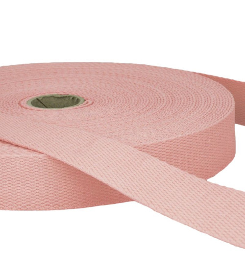 Film 20m Light Pink Cotton Webbing