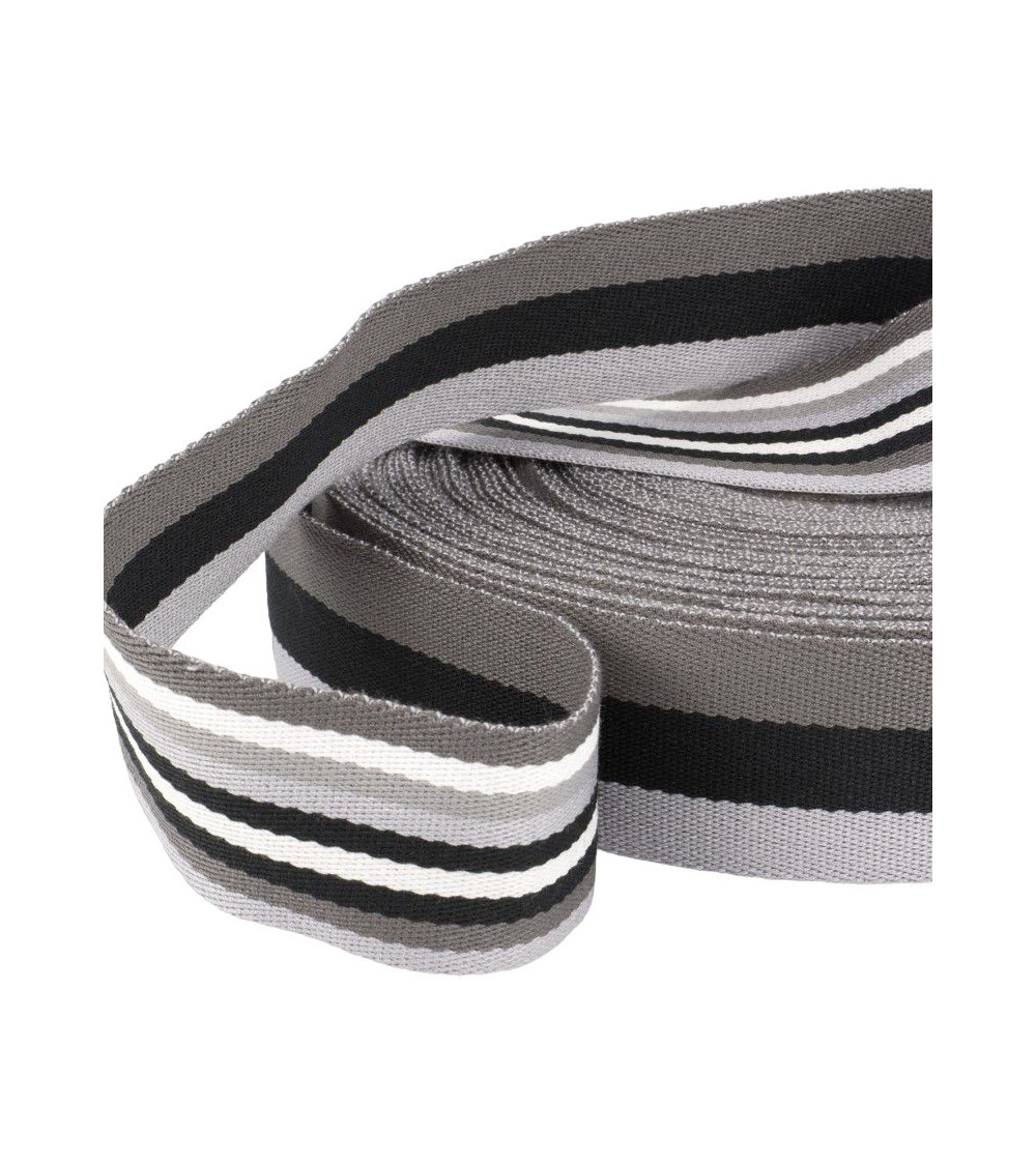 Film 20m webbing strips double sided 40mm Gray