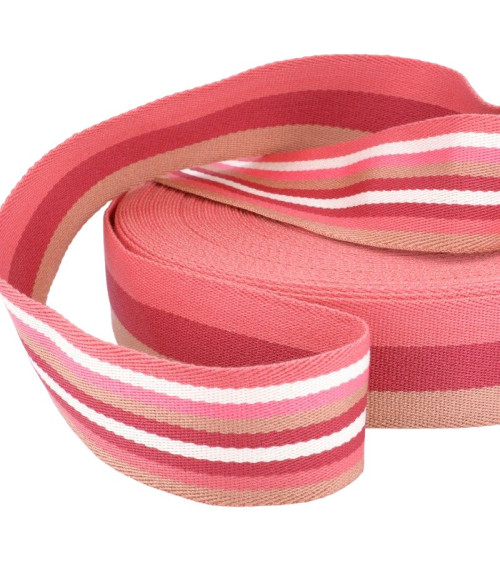 Film 20m webbing strips double sided 40mm Fuchsia