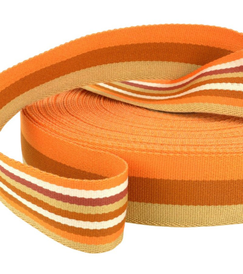 Film 20m webbing double sided strips 40mm Orange