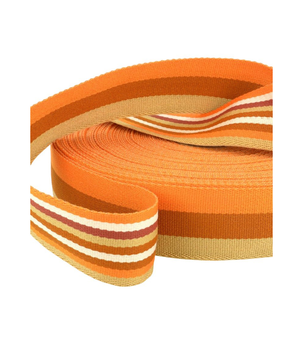 Film 20m webbing double sided strips 40mm Orange