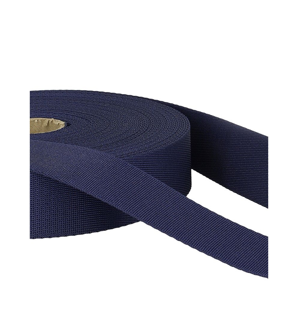 Tracolla in poliestere da 20 m con pellicola Blu navy