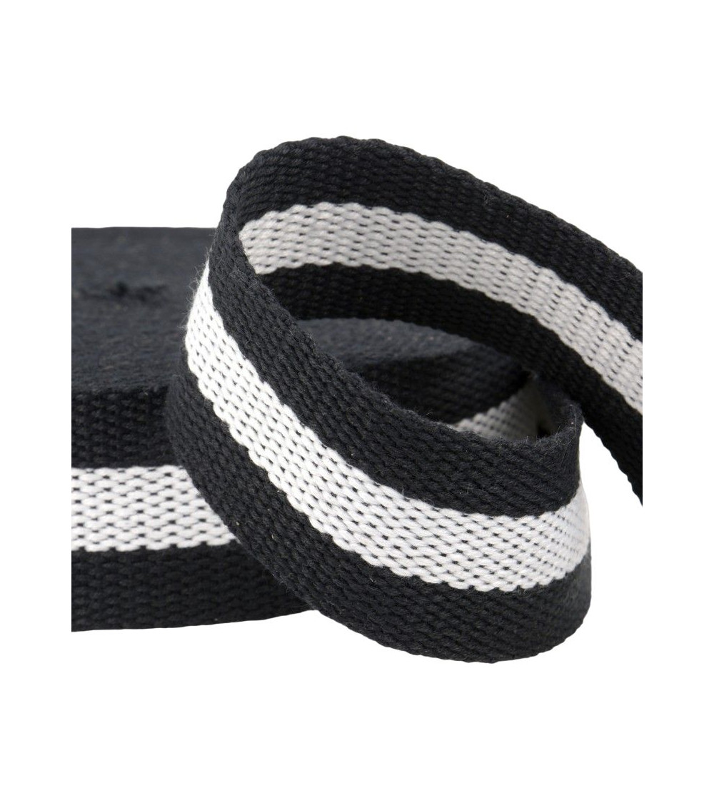 Pellicola 25m reggia bicolore 30mm Nero/Bianco