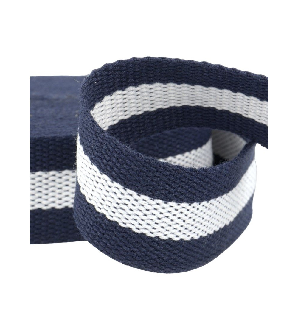 Pellicola 25mt reggetta bicolore 30mm Blu/Bianco