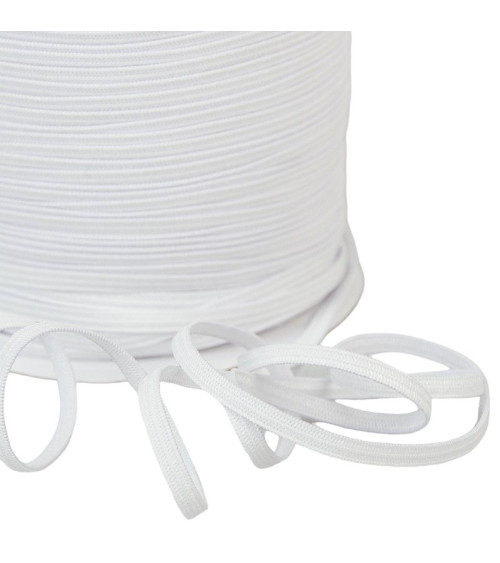 White mesh elastic for mask 200 meters 4mm