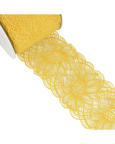 Spool 15m Yellow elastic lace 100mm
