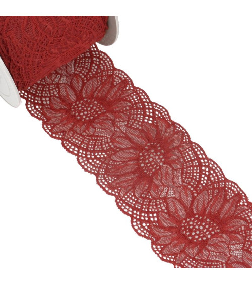 Spool 15m Elastic Lace Red 100mm