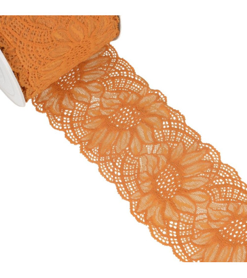 Spool 15m Elastic Lace Orange 100mm
