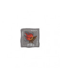 Ecusson thermocollant Feu de camp 3,5cm x 3cm