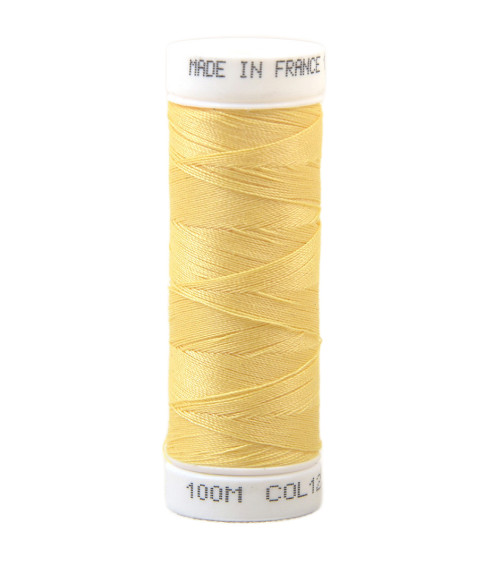 Polyester sewing thread 100m made in France - sun 122