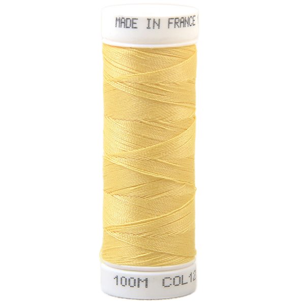 Fil à coudre polyester 100m made in France - soleil 122