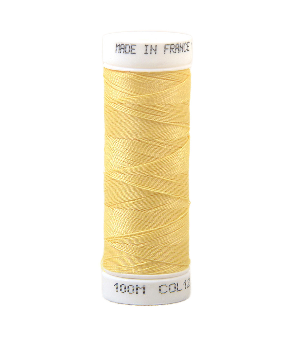Polyester sewing thread 100m made in France - sun 122