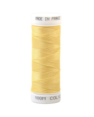 Polyester sewing thread 100m made in France - sun 122