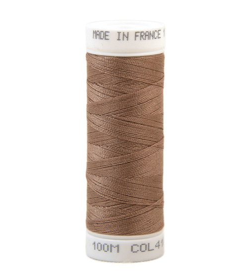 Fil à coudre polyester 100m made in France - caramel 410