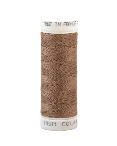 Fil à coudre polyester 100m made in France - caramel 410