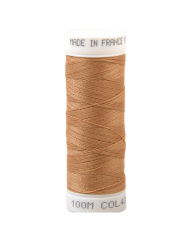 Fil à coudre polyester 100m made in France - miel 431