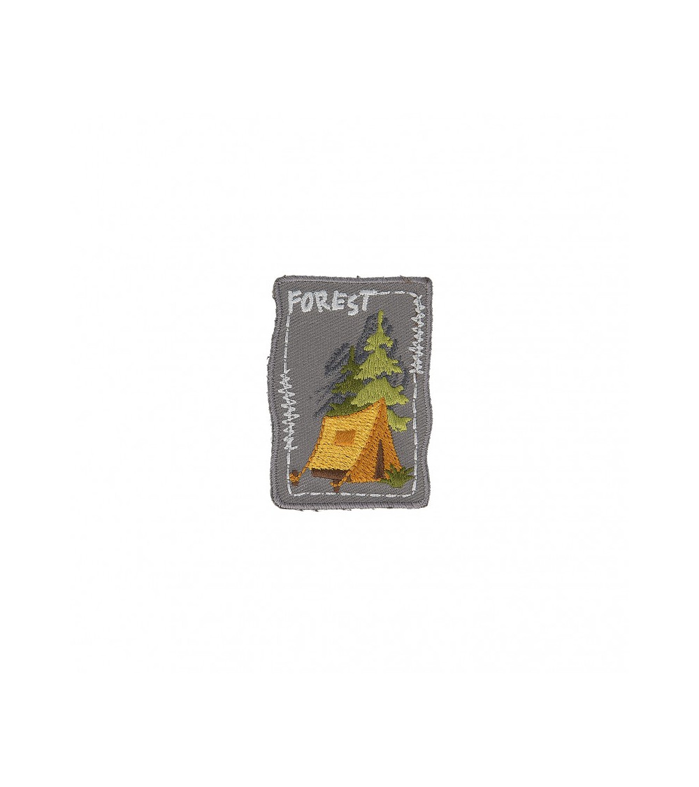 Ecusson thermocollant Tente Fôret 5cm x 4,5cm