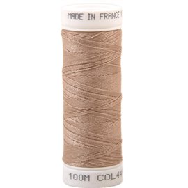 Fil à coudre polyester 100m made in France - beige chameau 449