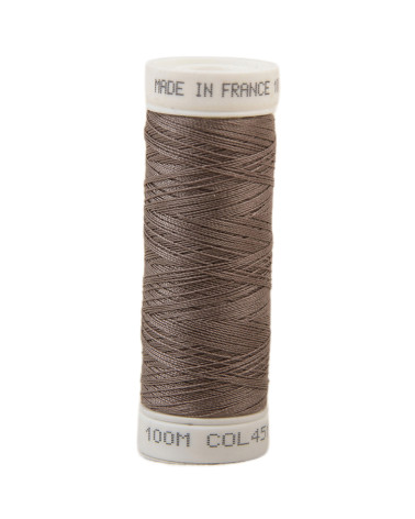 Fil à coudre polyester 100m made in France - beige colombie 451