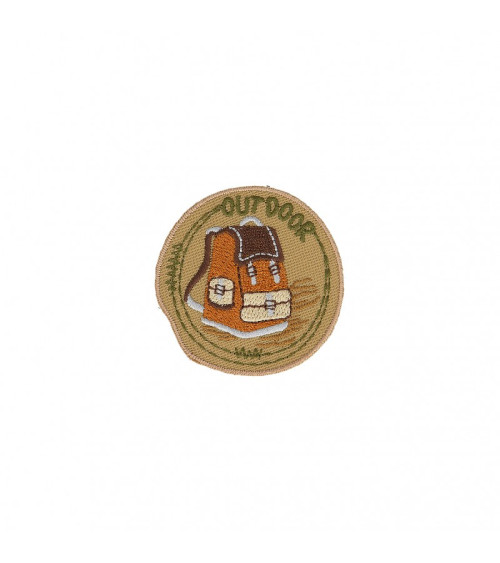 Iron-on patch Hiking backpack 3.5cm x 3.5cm