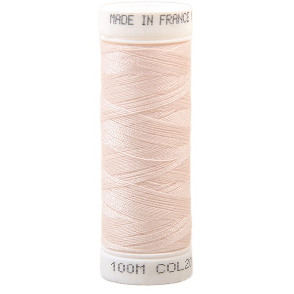 Fil à coudre polyester 100m made in France - rose cl petale 209