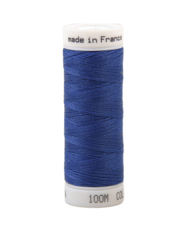 Polyester-Nähgarn 100 m, hergestellt in Frankreich – Palmablau 324