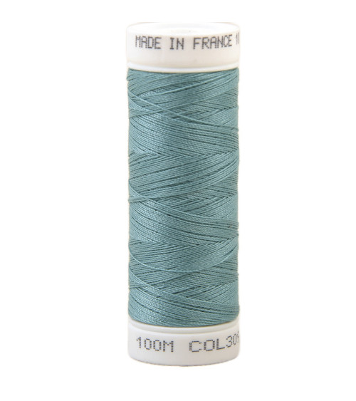 Polyester sewing thread 100m made in France - ice blue 309