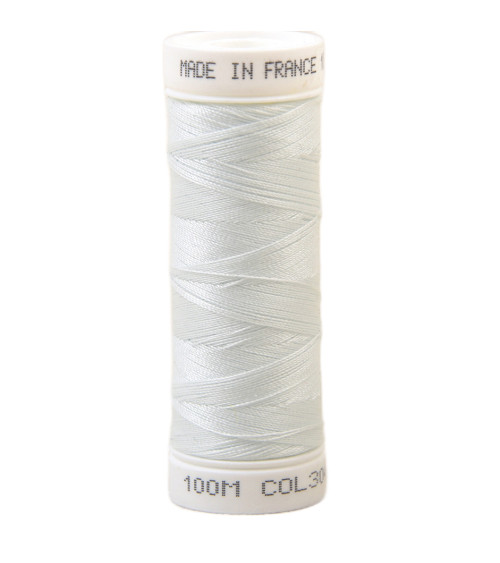 Polyester sewing thread 100m made in France - ondine sky blue 304