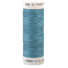 Fil à coudre polyester 100m made in France - bleu delphinium 326