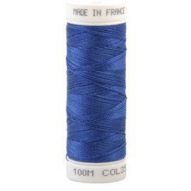 Fil à coudre polyester 100m made in France - bleu bresse 352