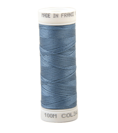 Fil à coudre polyester 100m made in France - bleu horizon 347