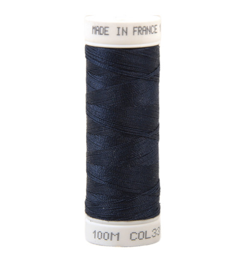 Fil à coudre polyester 100m made in France - bleu de france 339