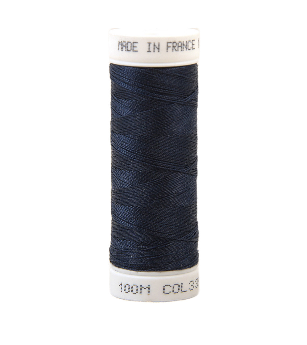 Fil à coudre polyester 100m made in France - bleu de france 339