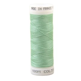 Fil à coudre polyester 100m made in France - vert rivage 511